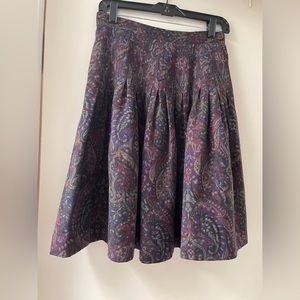 Valentino  wool pleated skirt